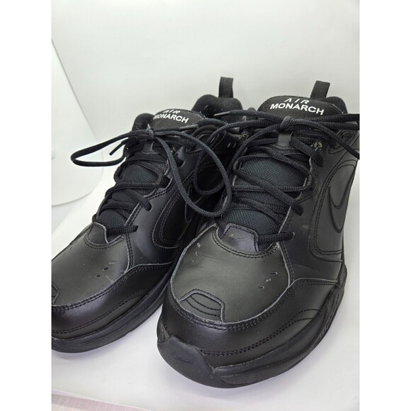 Nike Air Monarch IV Shoes Mens 11 Black Athletic Walking Running Casual Sneakers - Picture 4 of 8